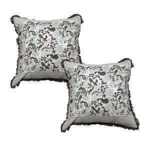 Vintage Look Pillow Cover (2 pack)- Throw Pillow